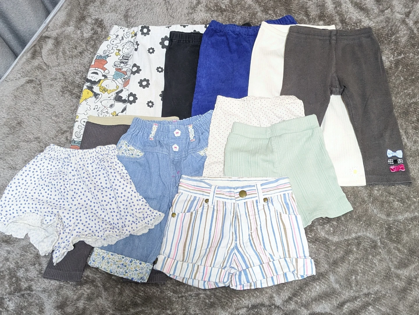 80cm 女の子用 子供服 ボトムス まとめ売り