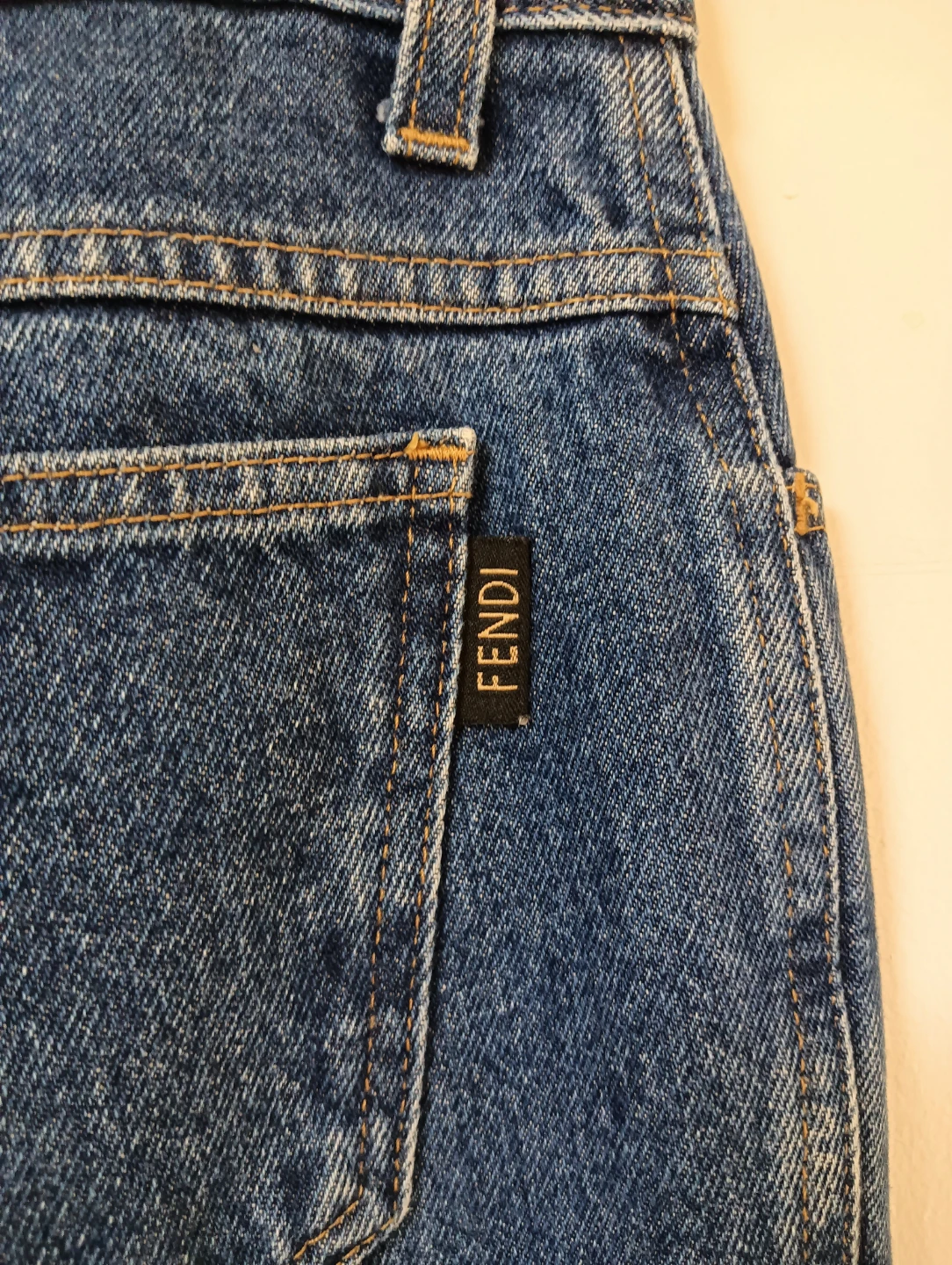 非常に美品。FENDI フェンディ ブルーデニムの写真5枚目