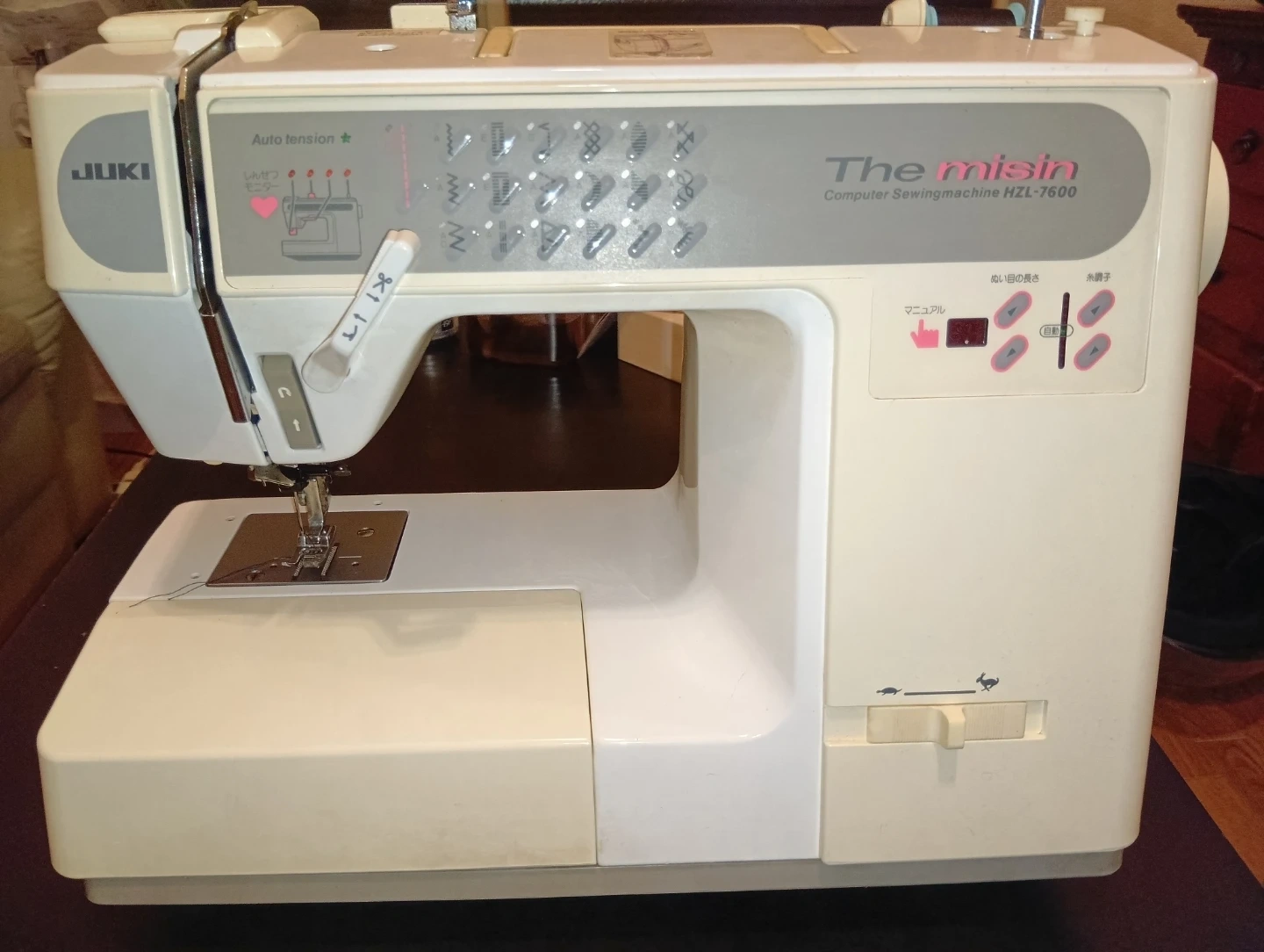 JUKI コンピュータザ·ミシン HZL-7600