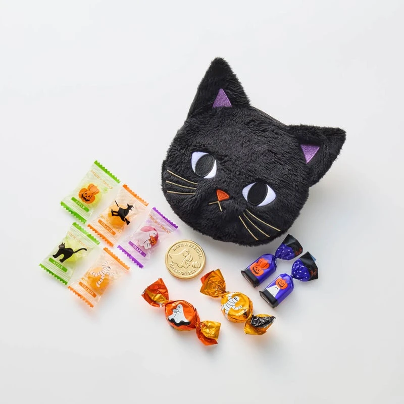モロゾフ ハロウィン 黒猫ポーチ