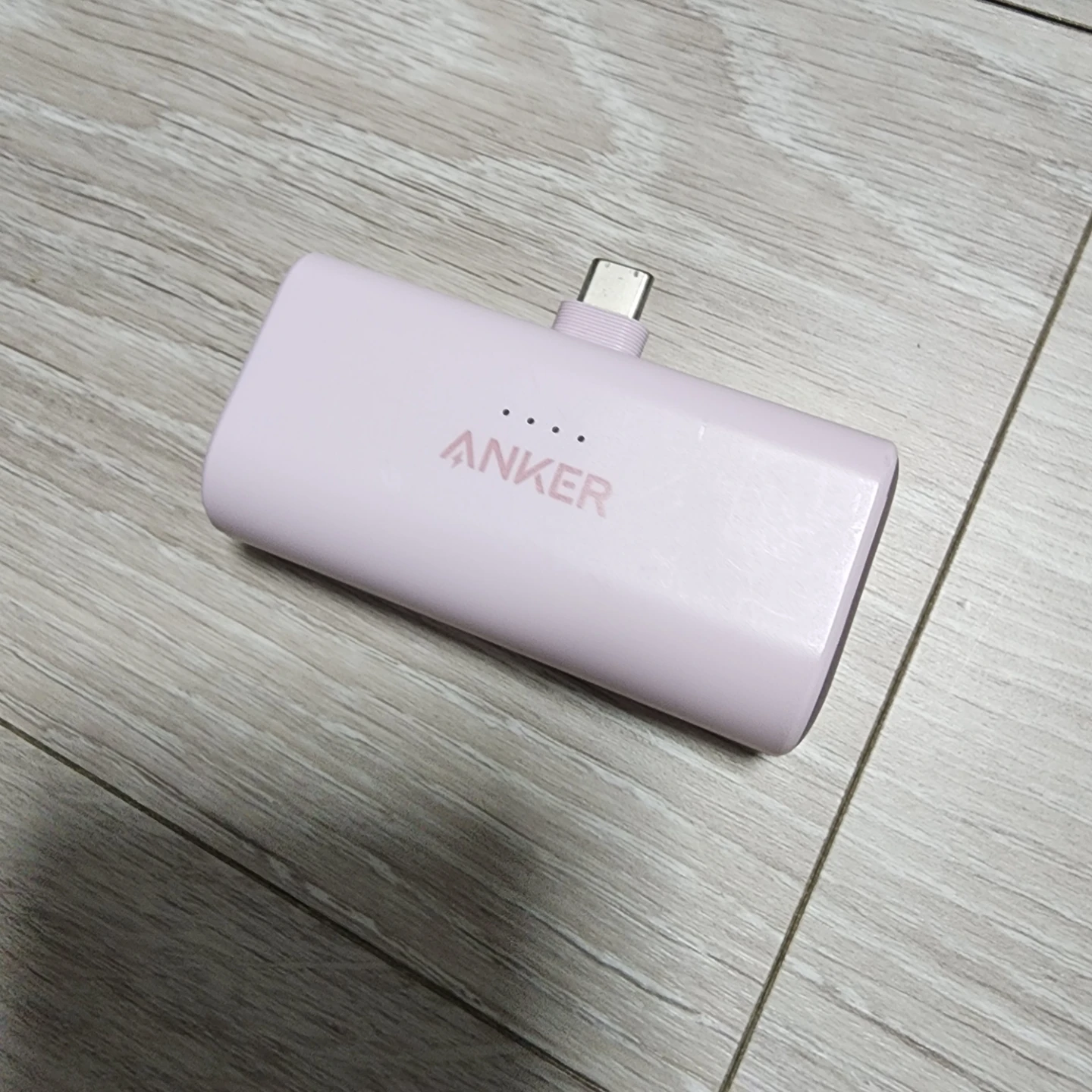 アンカー モバイルバッテリー ピンク USB-C接続
