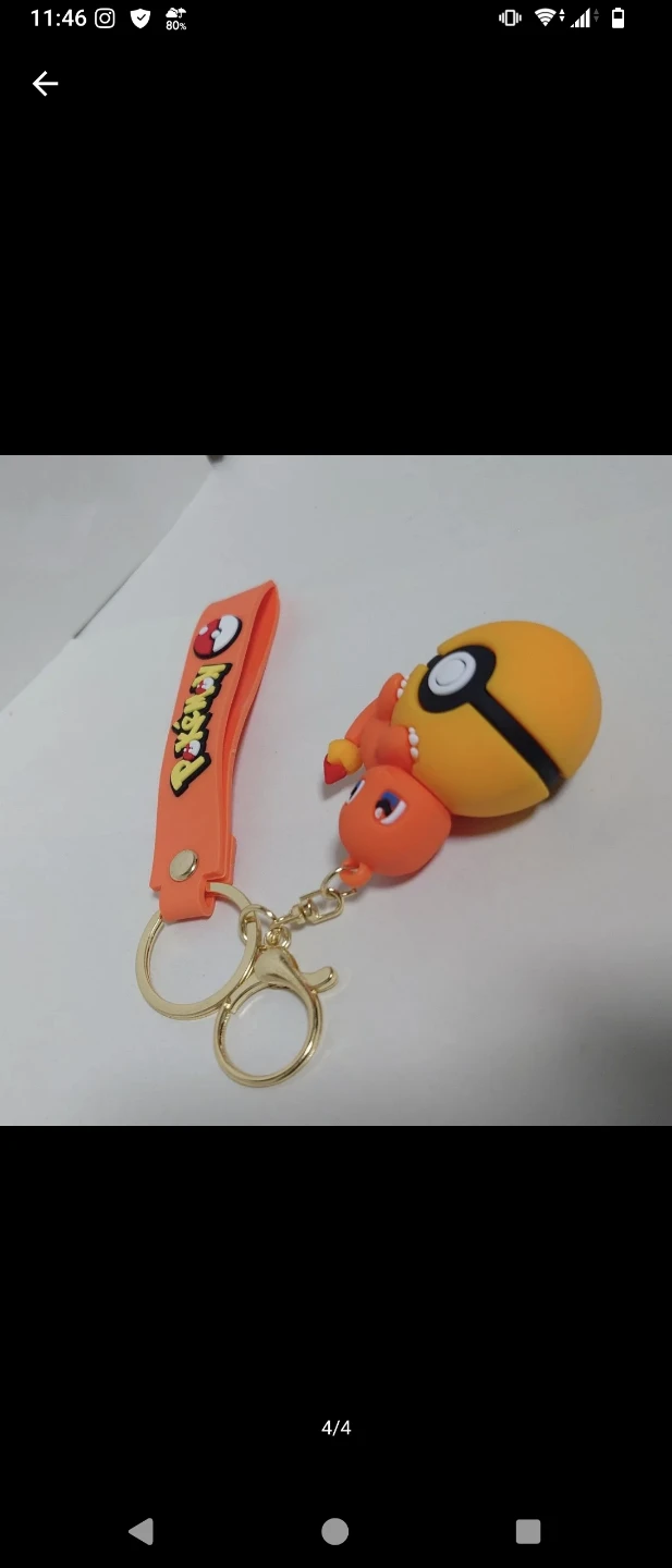ポケモン ヒトカゲ モンスターボール キーホルダーの写真4枚目