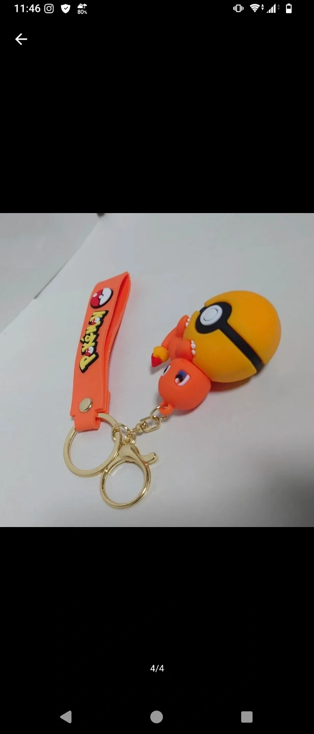 ポケモン ヒトカゲ モンスターボール キーホルダーの写真4枚目