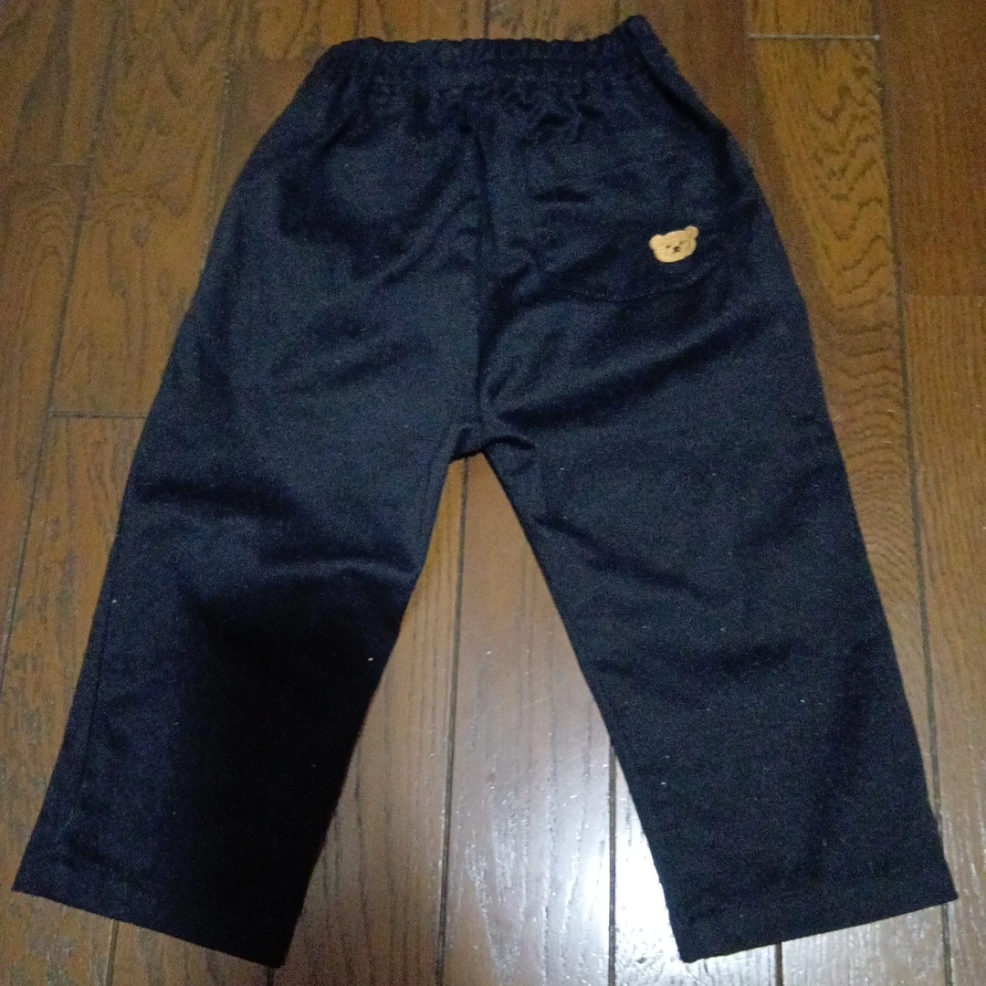 90 ズボン 黒 アカチャンホンポ くまの写真2枚目