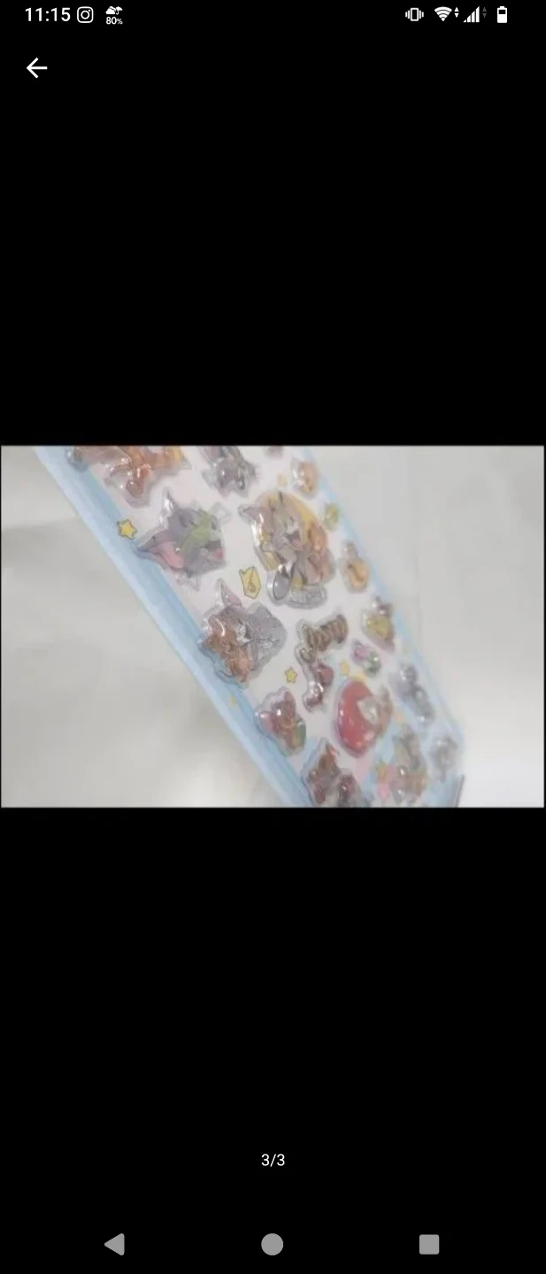 トムとジェリー 立体シール 2枚セット 輸入品の写真3枚目