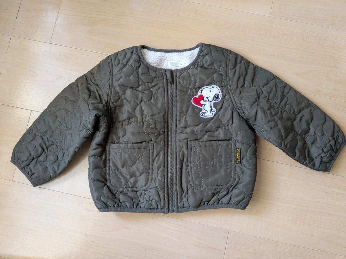 ピーナッツ スヌーピー 中綿ジャケット 90cm