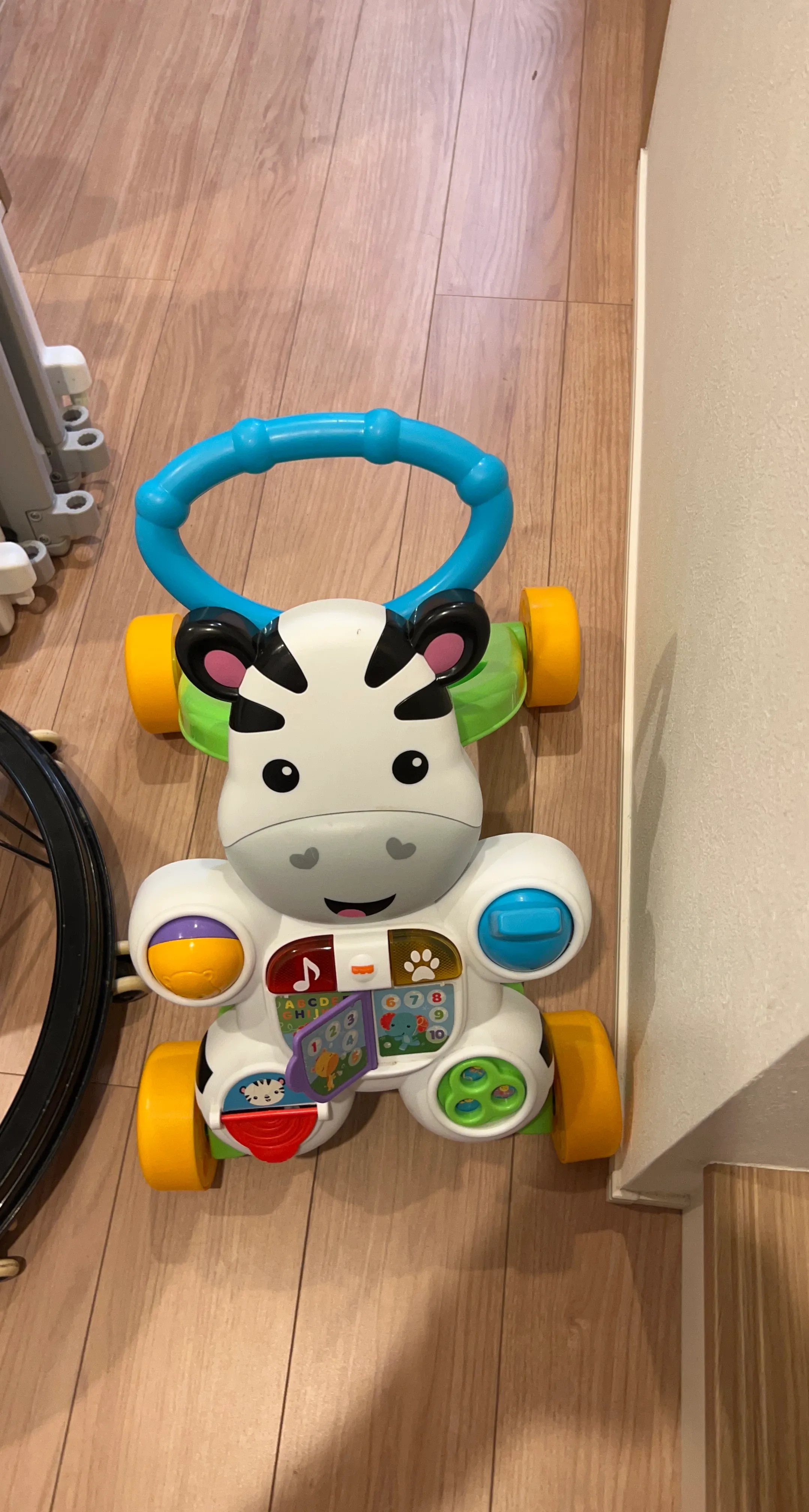 フィッシャープライス シマウマ 手押し車